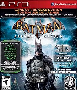 Batman: Arkham Asylum (Game of The Year Edition) - Playstation 3