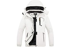 Skieer Women's Waterproof Ski Jacket Warm Winter Coat Fleece Snowboarding Coat