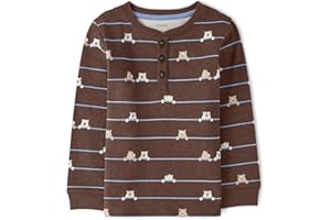 Gymboree Boys' and Toddler Long Sleeve Henley Shirt