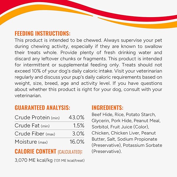 GOOD ‘N’ FUN TRIPLE FLAVOR STUFFED ROLLS WITH PEANUT BUTTER FLAVOR, 8 OUNCE, TREAT YOUR DOG TO LONG-LASTING RAWHIDE CHEWS