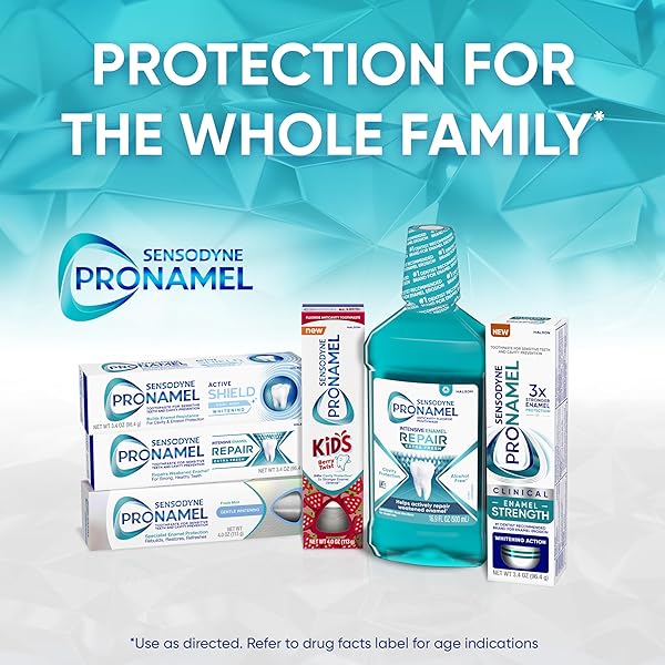 SENSODYNE PRONAMEL INTENSIVE ENAMEL REPAIR TOOTHPASTE FOR SENSITIVE TEETH, TO REHARDEN AND STRENGTHEN ENAMEL, EXTRA FRESH – 3.4 OUNCES