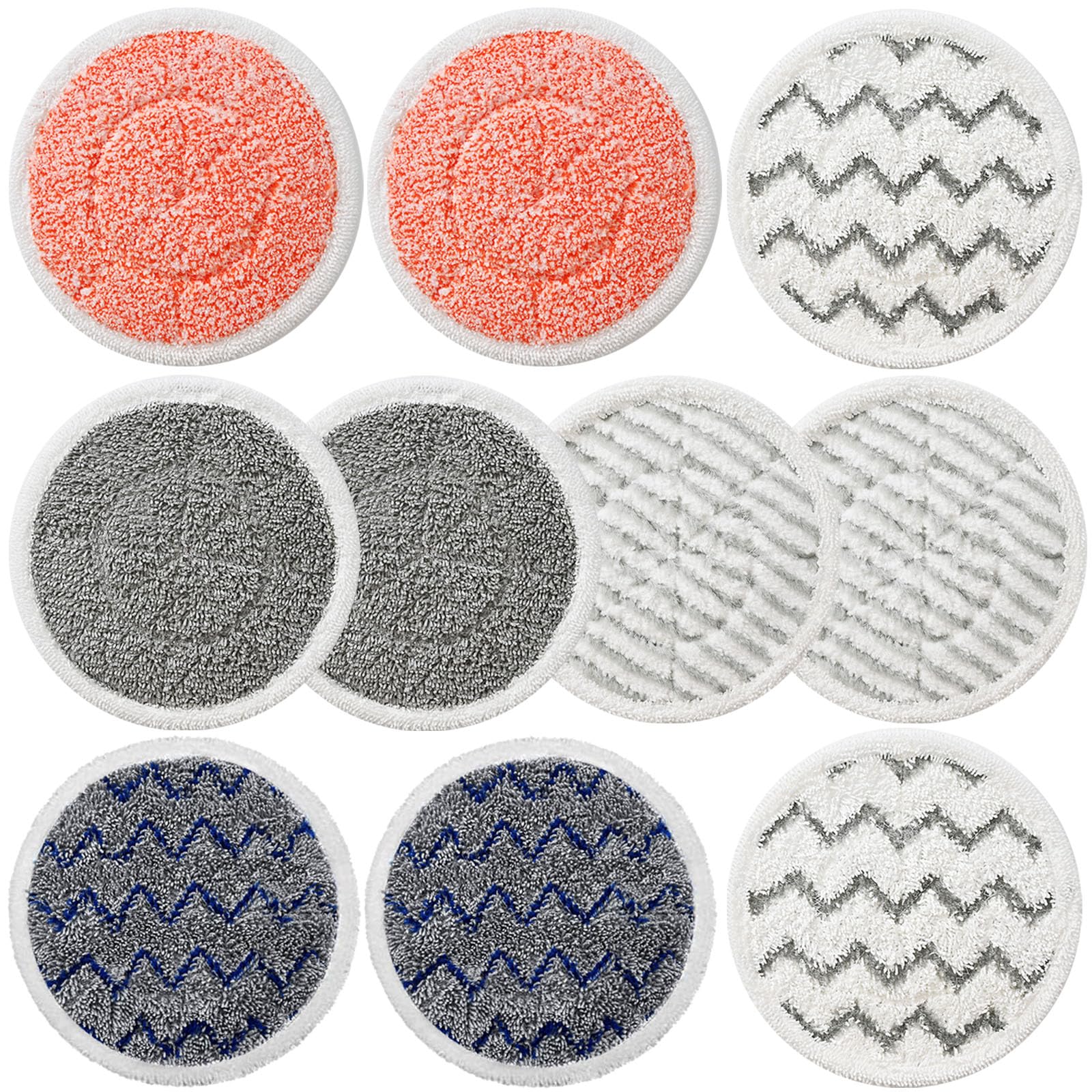 Photo 1 of 10 Pack Upgraded S7001 Pads Replacement Steam Mop Pads for Shark S7001 S8201 S7000 S7201 S8001 S7000AMZ, S7001TGT Series Steam Mop Pads,Steam&Scrub All-in-One Scrubbing Mop Pads,Part Model#:XKITP7000