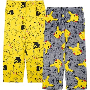Pokémon Boys' 2-pack Pajama Pant, Soft & Comfortable for Kids