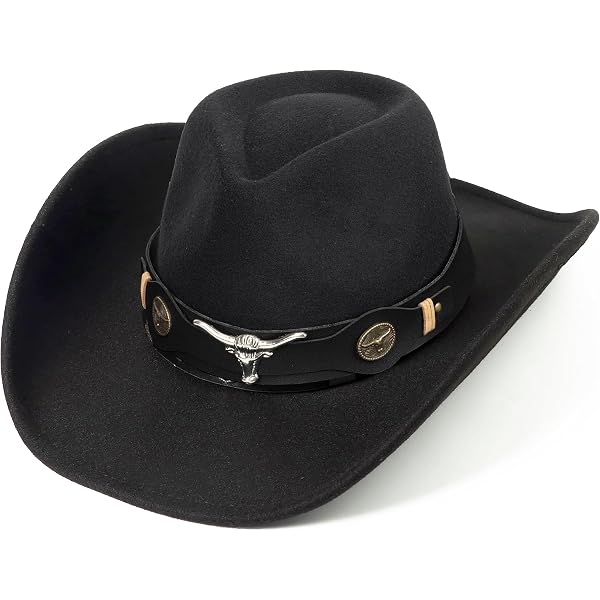 Vintage Women Men Western Cowboy Hat Cowgirl Hat Wide Brim  display picture 3