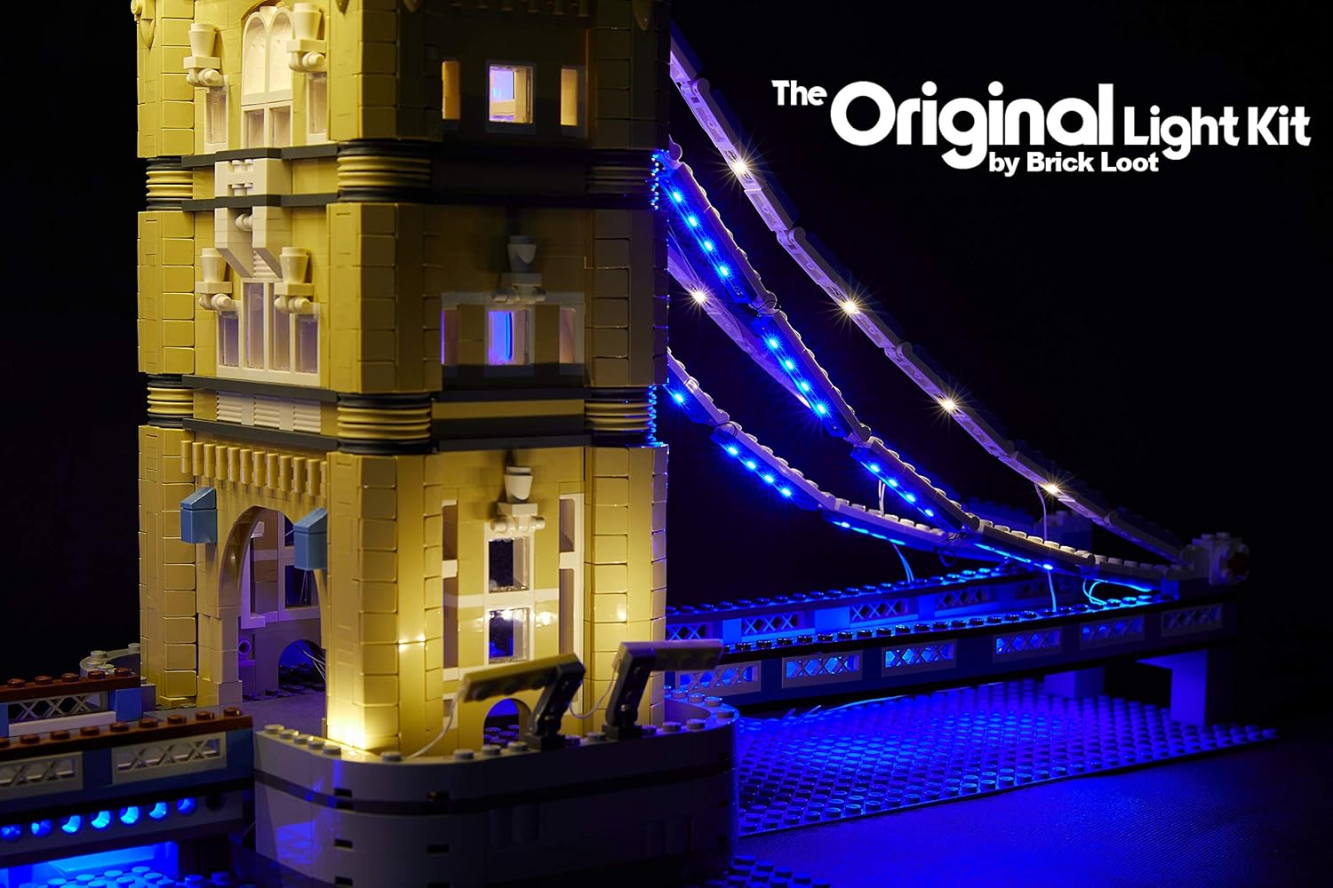 lego tower bridge lights