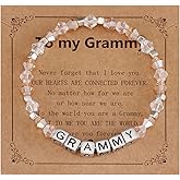 AHAETH Grammy Bracelet Gifts for Women from Grandkids Best New First Time 2025 Birthday Gift for Grammy