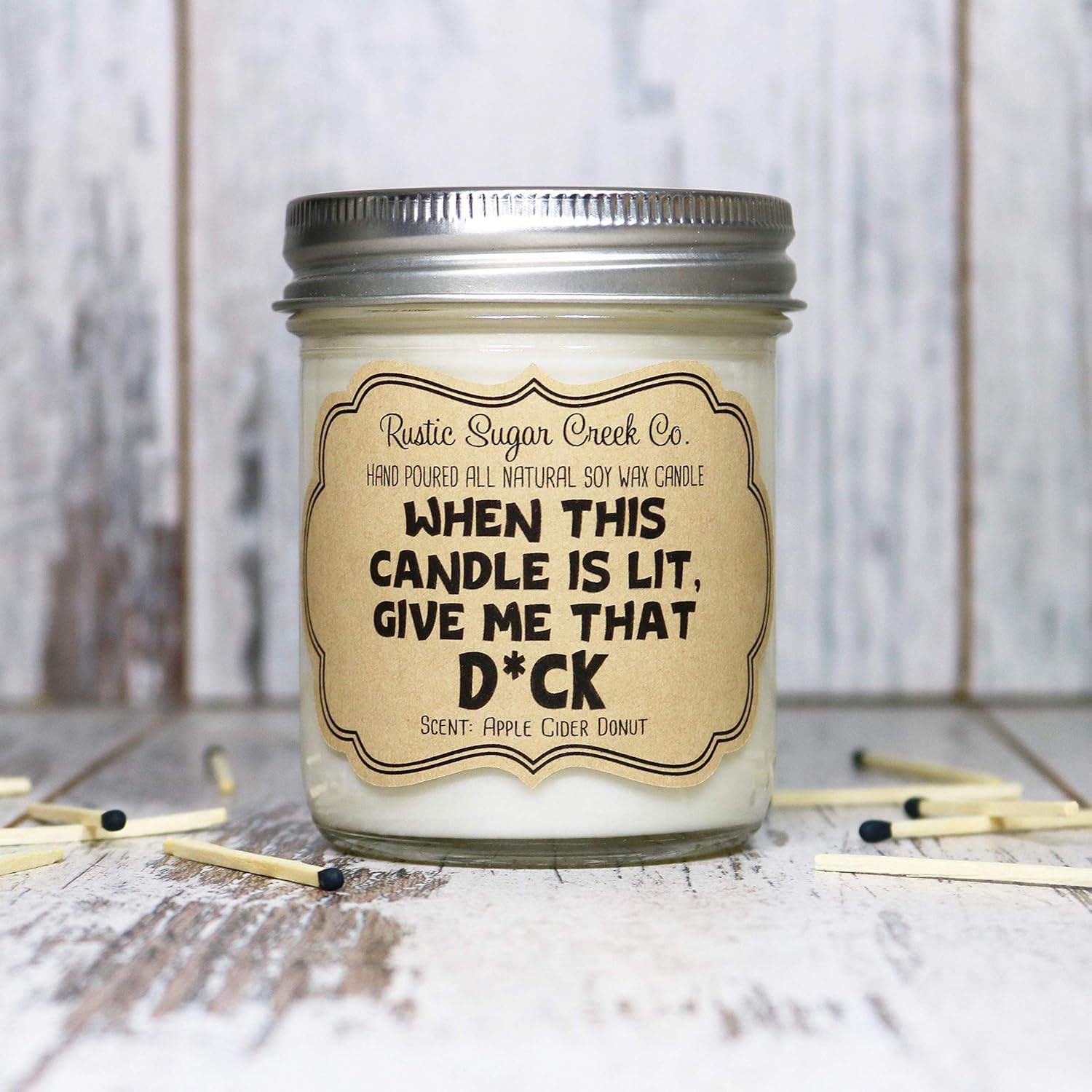 When This Candle Is Lit Give Me That Dick Candle, Funny Gifts for Him, Naughty Gifts