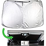 Chirano Front Windshield Sunshade Specially Designed to Fit Tesla Model 3/Y, Foldable Sun Shade with a Storage Bag, Tesla Acc