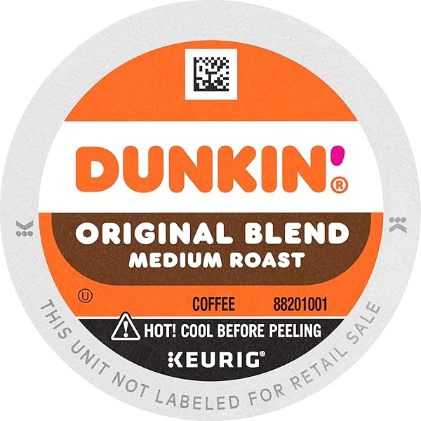 DUNKIN’ ORIGINAL BLEND MEDIUM ROAST COFFEE, 32 KEURIG K-CUP PODS