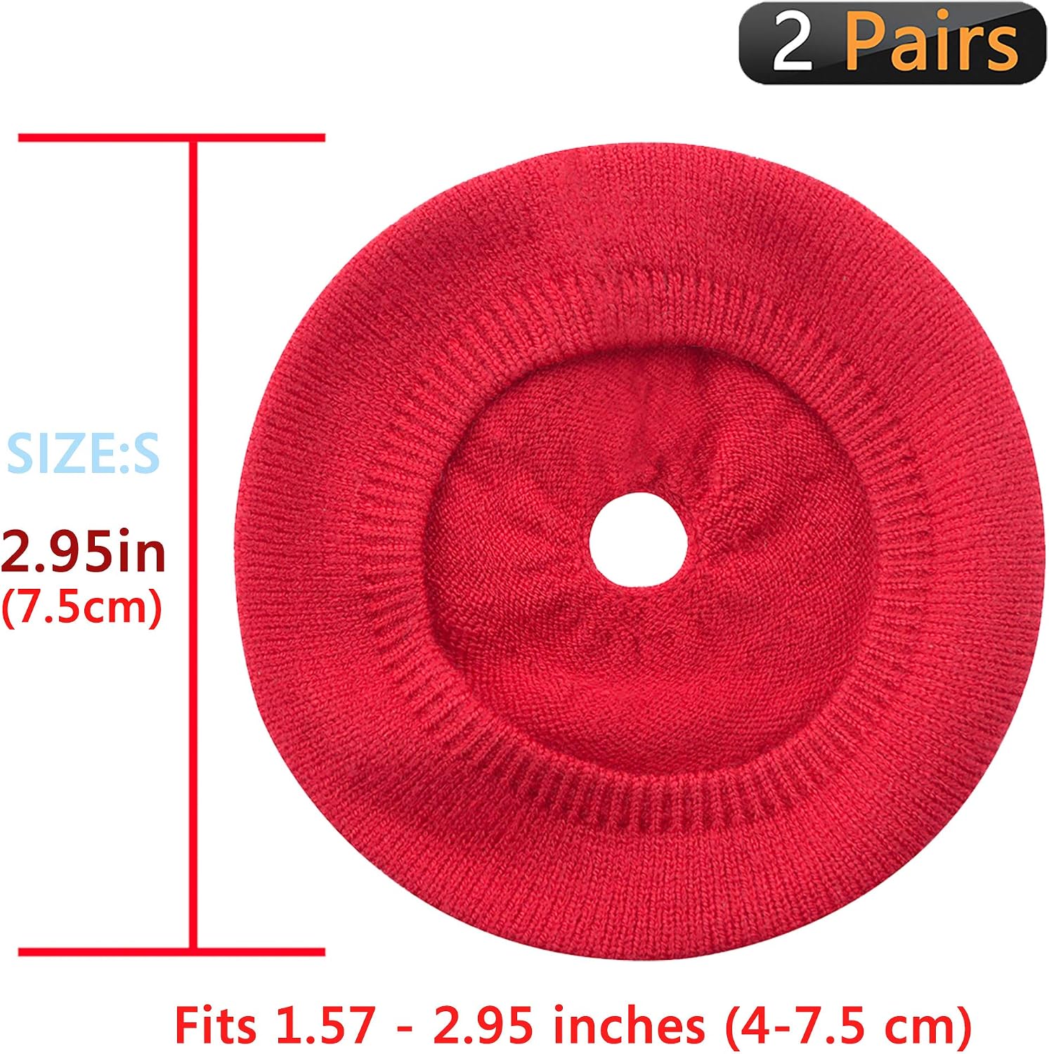 Geekria 2 works Knit Headphones Ear Covers, Product Safety Certified - Image 3