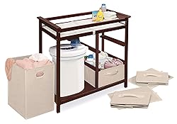 Badger Basket Modern Baby Changing Table with