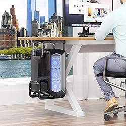 Heavy Duty Adjustable Under Desk PC Mount- 2