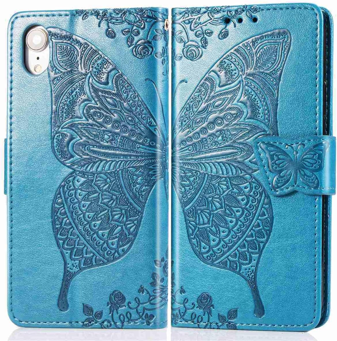 fondina in pelle per iphone xr