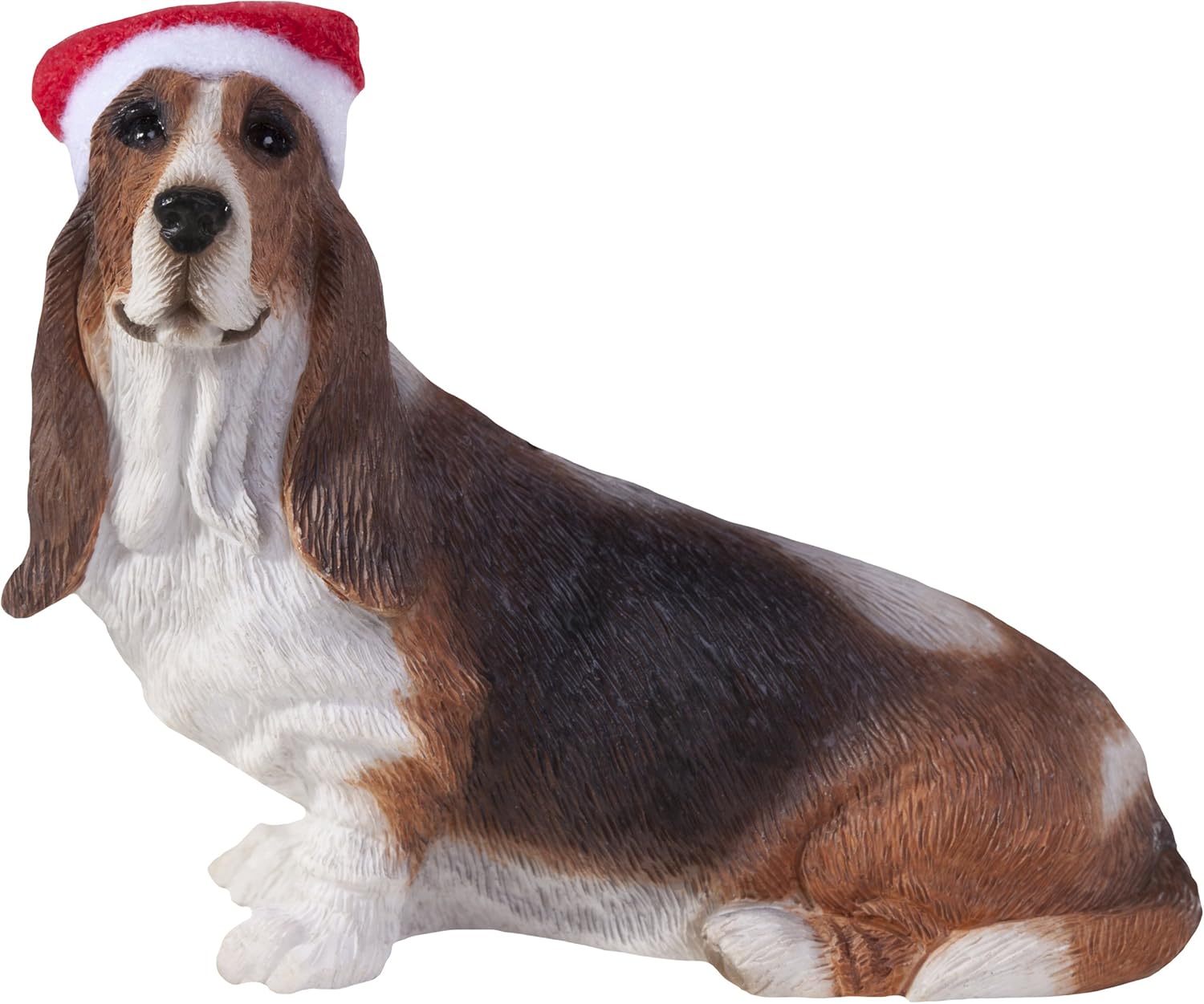 basset hound sitting