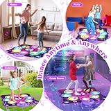 LEAPRCSTORE Light Up Dance Mat Rechargeable 6 Modes 8 Arrows Kids Gift view 6