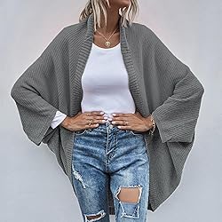 ADJHDFH Plus Size Sweaters Boho Dusters For Women