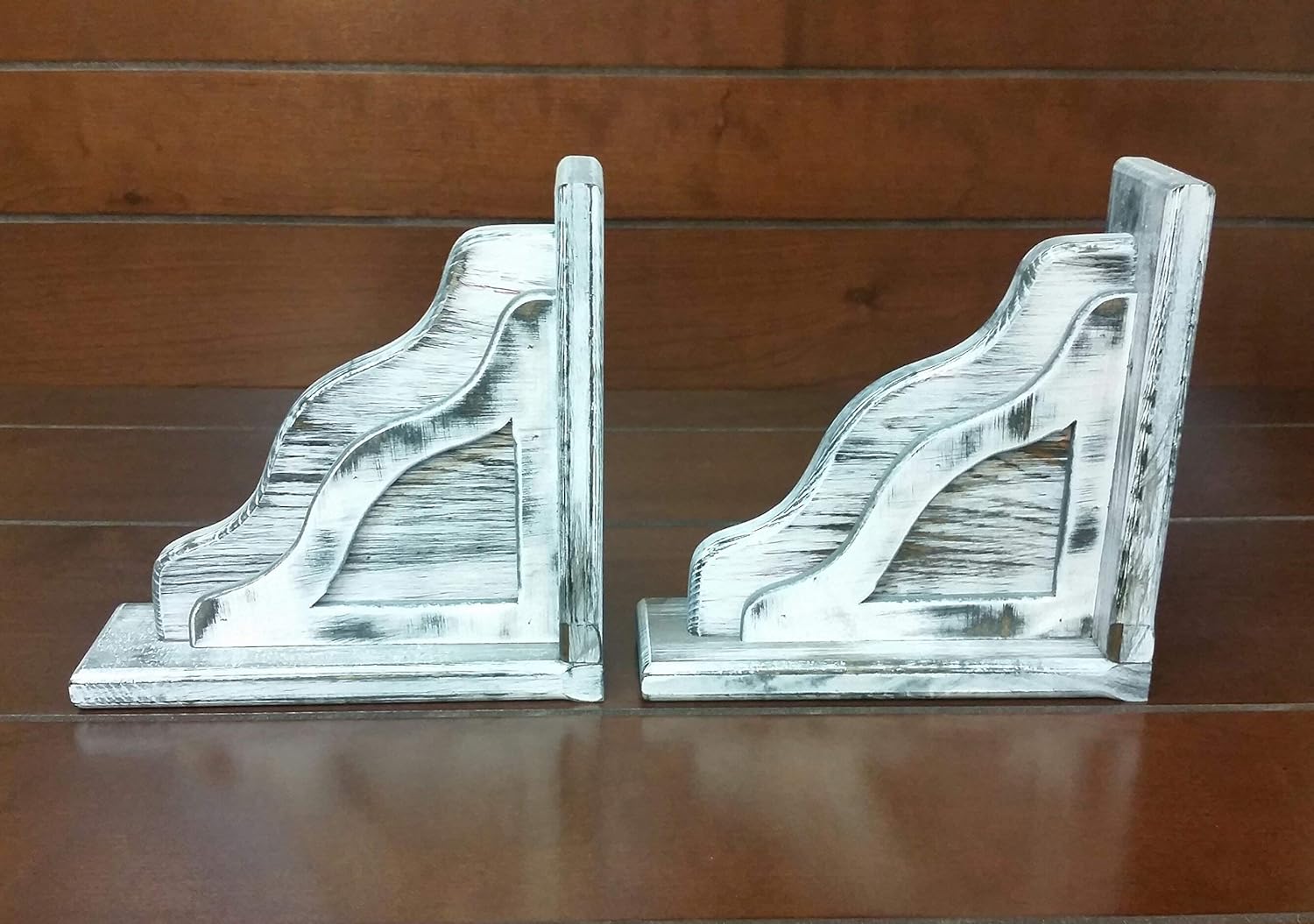 Amazon Com Wood Corbels Set Of 2 Distressed Corbels Rustic