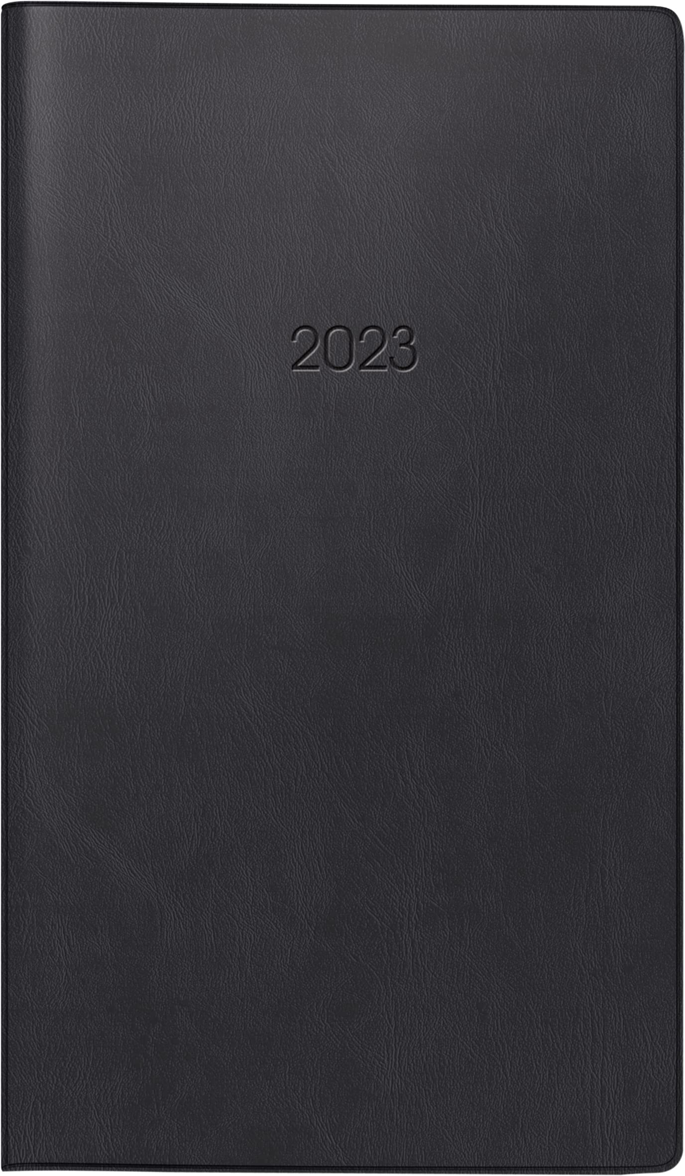 BRUNNEN Weekly calendar model 758 2023 sheet size 8.7 x 15.3 cm black