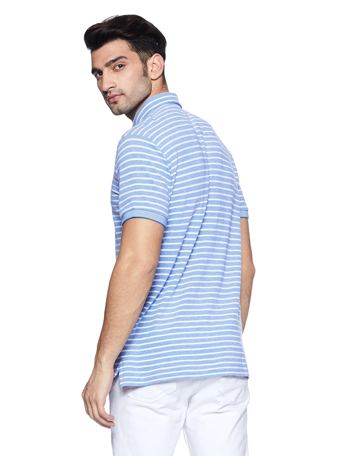 us polo association men's striped regular fit polo