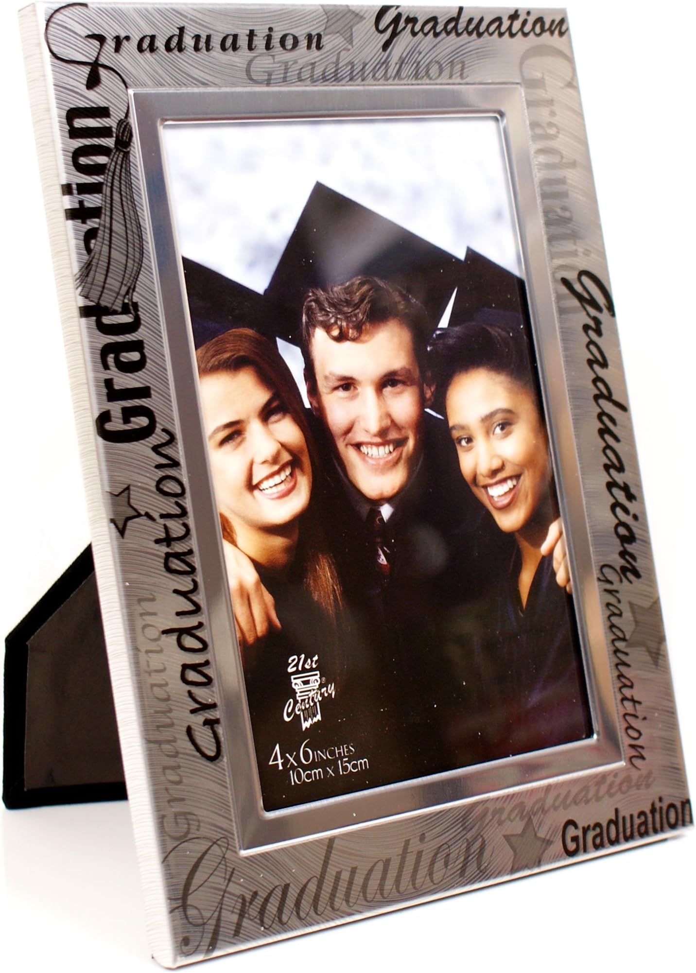 A1GiftsBlack and Silver Graduation Photo Frame