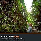 WORX WG252E 20V Cordless Pole Hedge Trimmer 45cm 3.6m Reach Powershare view 9