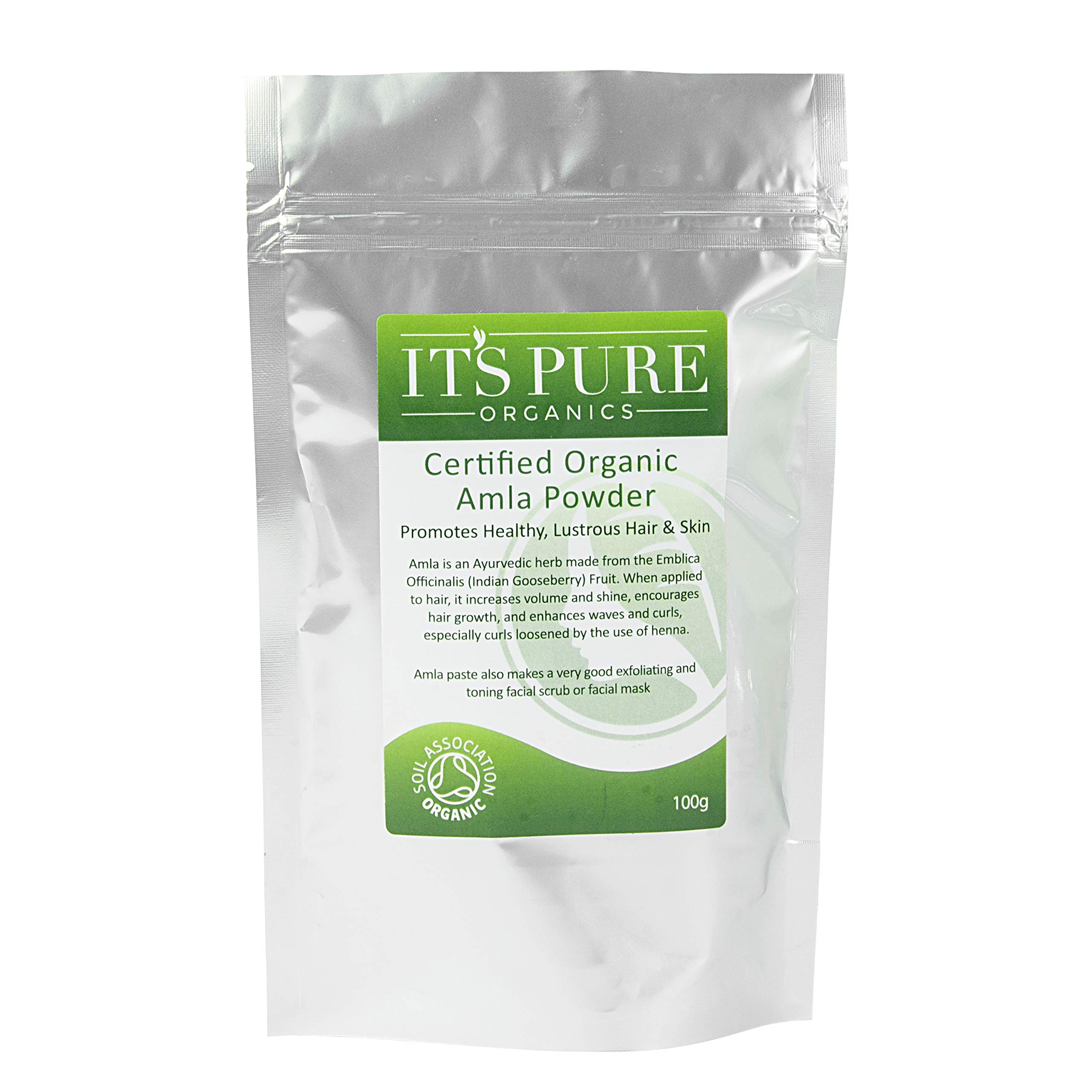 It's Pure Soil Association Certified Organic Amla Powder 100g