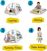Baby Einstein 4-in-1 Kickin Tunes Play Gym with Piano Toy view 2