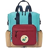 CLUCI Toddler Backpack Kids Backpacks For Boys Preschool Kindergarten Elementary Daycare Backpack For School & Travel Bookbag with 4 Detachable Cute Patches