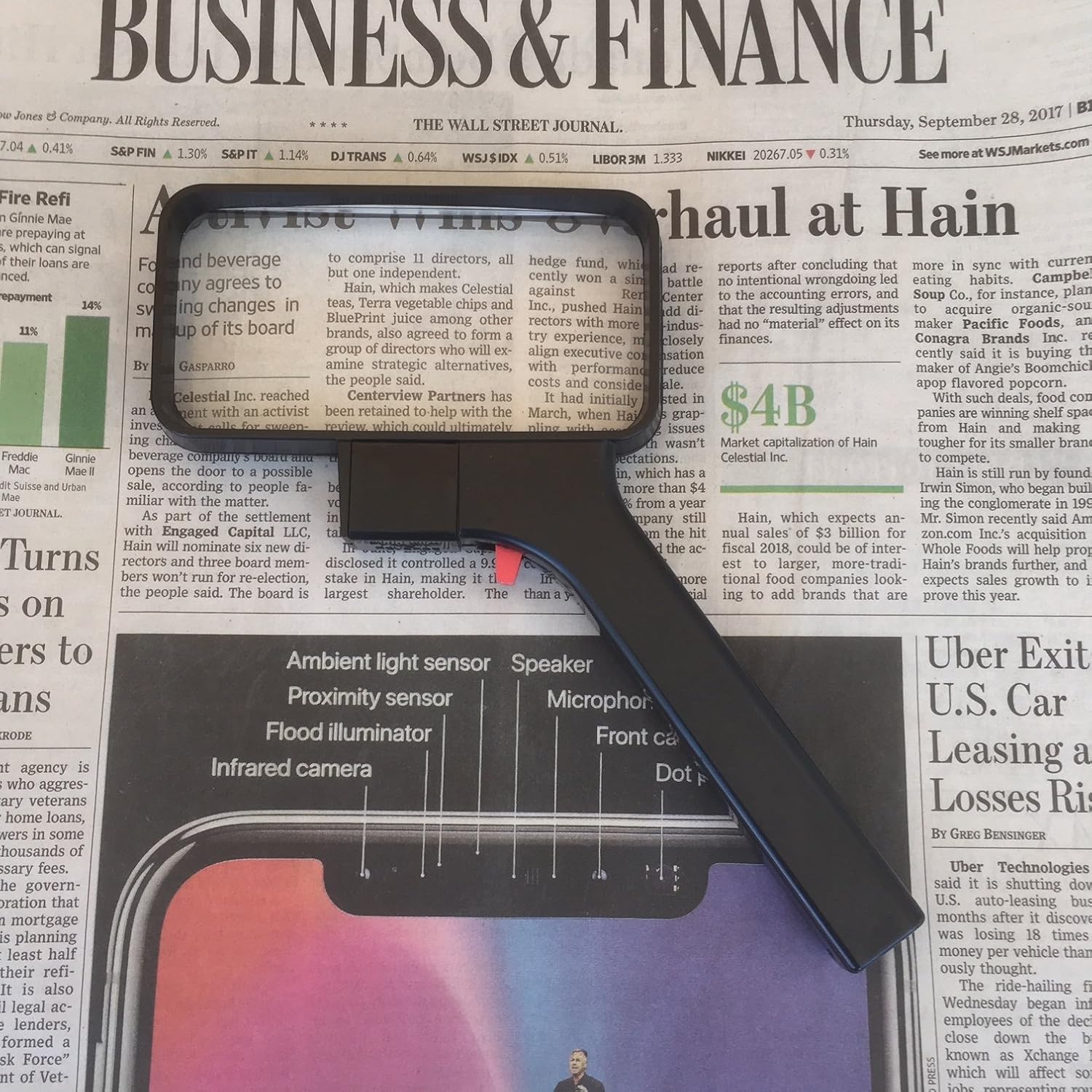 LRX200 Lighted/ Illuminated 2X4 Rectangular Magnifier Loupe by Electro