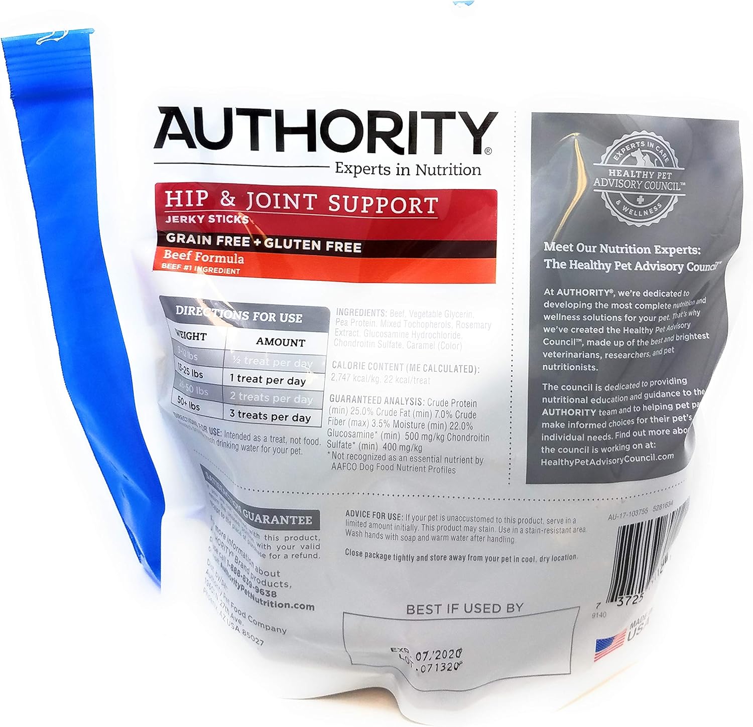 authority hip and joint jerky