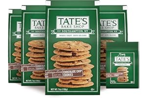 Tate's Bake Shop Chocolate Chip Cookies and Tiny Tate's Chocolate Chip Cookies Variety Pack, 5 Bags