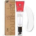 Beauty by Earth Caffeine Eye Cream for Puffiness & Bags Under Eyes - USA Made with Natural & Organic Ingredients, Under Eye Cream for Dark Circles with Glycerin & Vitamin E, Brightens & Refreshes