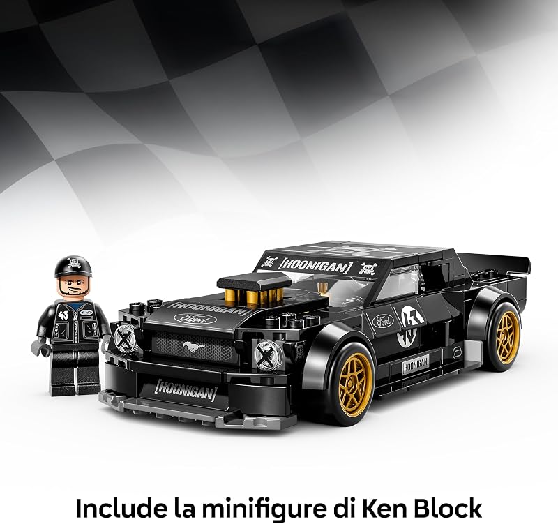 Speed Champions Ford Mustang ‘65 Hoonicorn V1 di Ken Block 77262