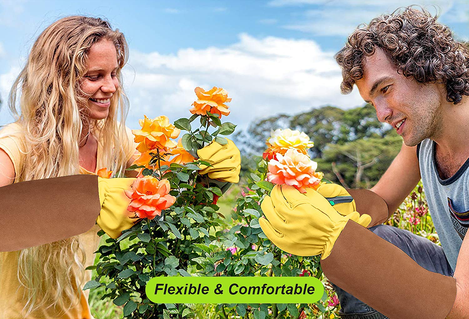 Gardening Gloves Gardening Gifts for Women/ Men, Heavy Duty Gardening Gloves  Thorn Proof - BigaMart