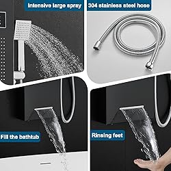 ROVOGO Led Shower Panel Tower System with Mist