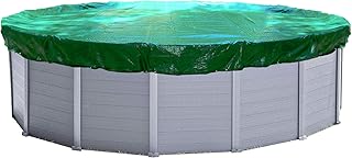 QUICK STAR Abdeckplane Pool Rund 460-500 cm Planenmaß 560cm Winterabdeckplane Poolabdeckung 180g/m²