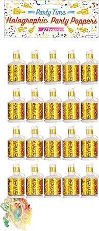 Wow Party Poppers Pack Of 50 Amazon Co Uk Toys Games