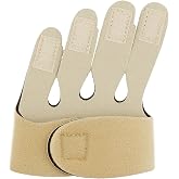 Rolyan Soft Hand-Based Ulnar Deviation Insert, Left Hand Splint, M | Soft hand-based ulnar deviation insert realigns the knuckle joints of the hand and fingers