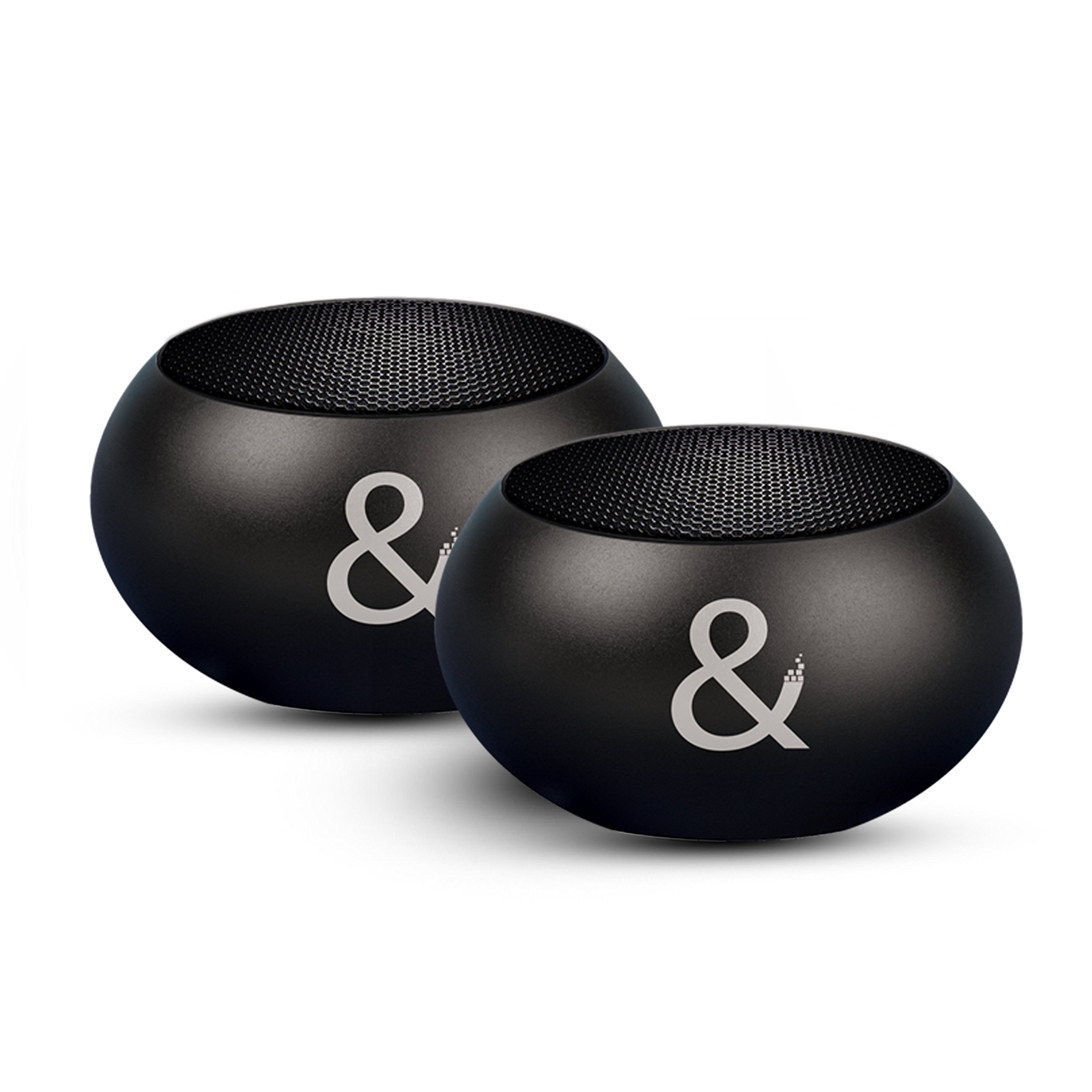 X2 Portable Bluetooth Wireless Surround Sound Speakers, Louder Volume 150W PMPO with Deep Bass, 2 Speakers Connect to 1 Device, Aluminum Mini Wireless Speakers for Home or Travel, by Kempler & Strauss by Kempler & Strauss