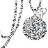 Sbzxbt 925 Sterling Silver Sisyphus Necklace for Men Greek Mythology Pendant Myth of Sisyphus Jewelry Greek Mythology Decor