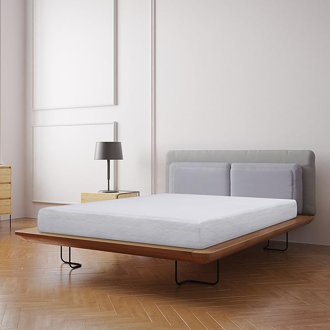 Platform Bed & Memory Foam Mattress