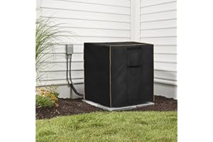 LSongSKY Air Conditioner Cover for Outside Units,Waterproof Heavy Duty Outdoor Air Conditioning Cover AC Protector,Fits Up to 36 x 36 x 39 Inches,Black