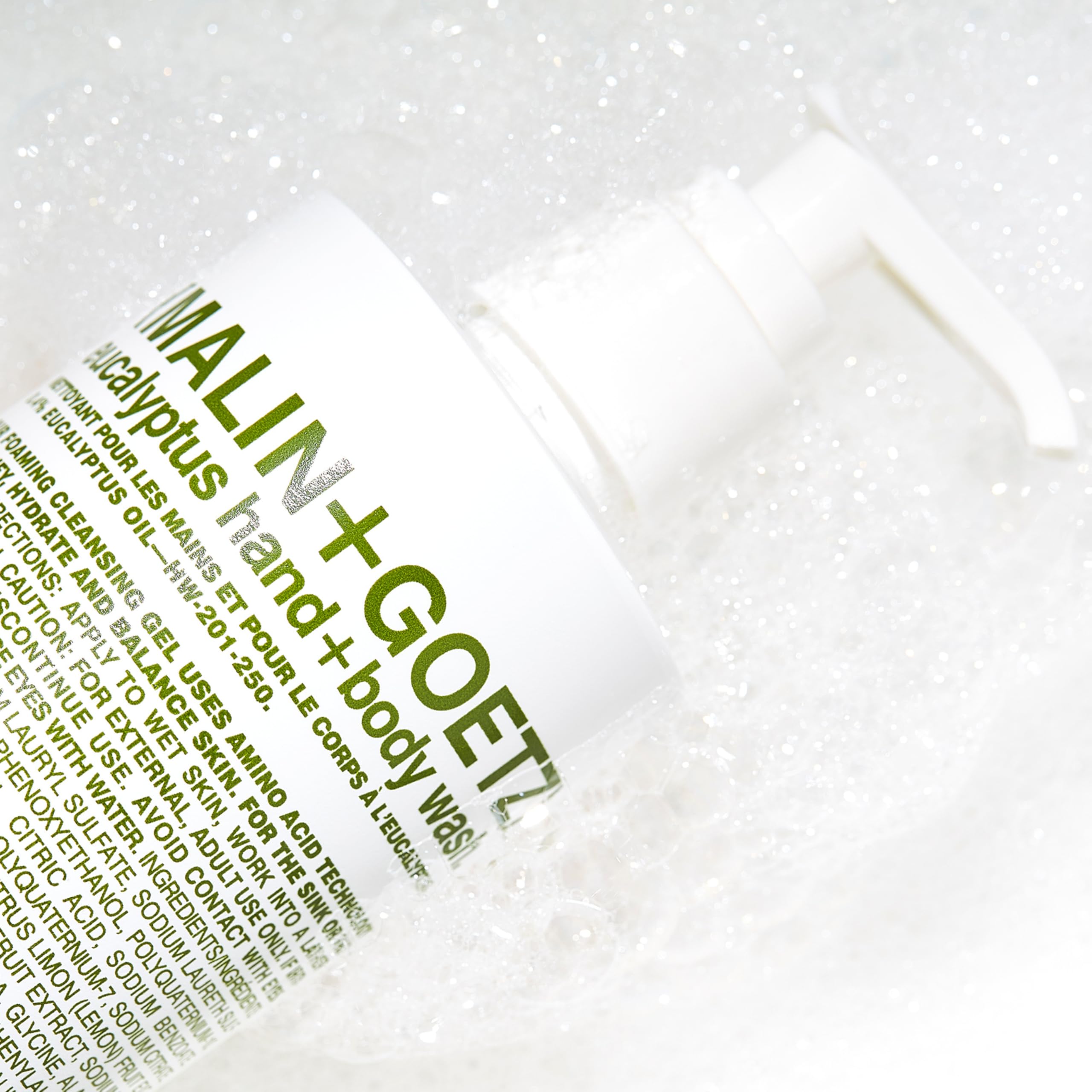 MALIN+GOETZ Hand + Body Wash – natural hydrating soap, cleansing and purifying for all skin types, prevents stripping or irritation on sensitive skin. Cruelty-free. Beauty Care