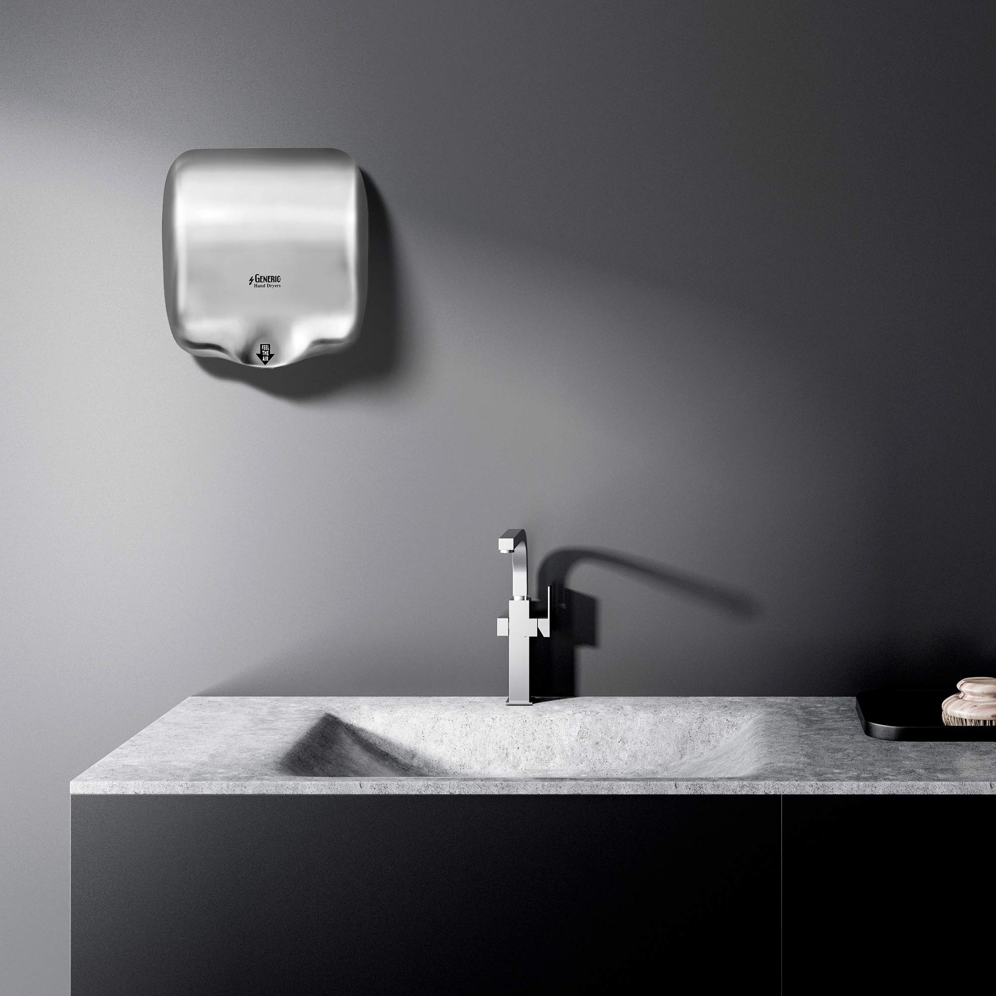 Turbo Hand Drier Mua Bremmer Generic Turbo Hand Dryer | High Velocity Low Energy Eco ...