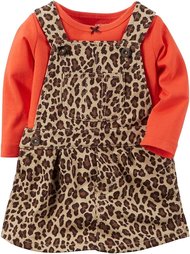 Carter's Baby Girls' 2 Piece Print Jumper Set (Baby