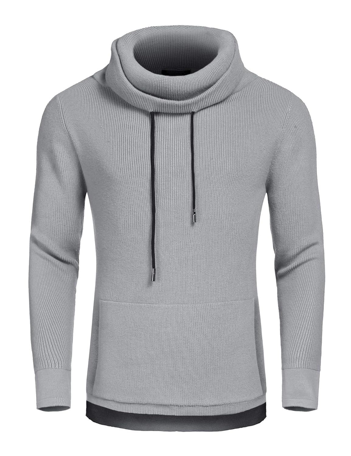 turtleneck pullover hoodie