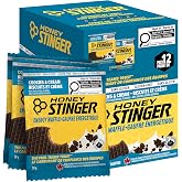 Honey Stinger Organic Gluten Free Cookies &amp; Cream Waffle | Energy Stroopwafel for Exercise, Endurance and Performance | Sports Nutrition for Home &amp; Gym, Pre and Post Workout | 12 Waffles, 12.72 Ounce
