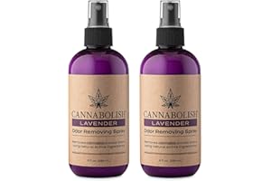 Cannabolish Lavender Smoke Odor Eliminator Spray and Air Freshener, 8 fl. oz, Natural Ingredients (Pack of 2)