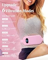 BouZaFoFa Heat Pad for Period Pain Relief 6 Modes USB Belt view 5
