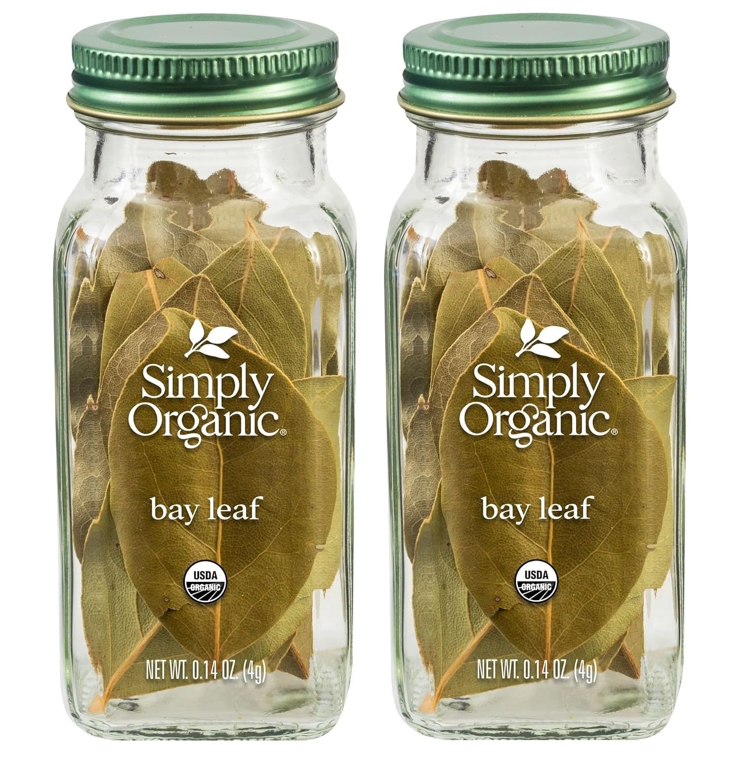 Simply Organic Bay Leaf, Certified Organic | 0.14 oz | Laurus nobilis - Pack of 2 Image Simply Organic Bay Leaf, Certified Organic | 0.14 oz | Laurus nobilis - Pack of 2 Image